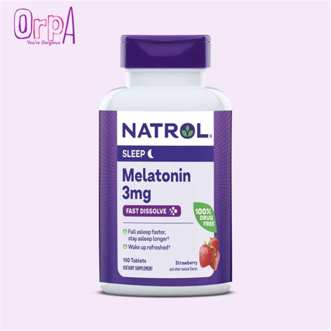 Natrol Melatonin Sleep Support Mg Tablets Orpa