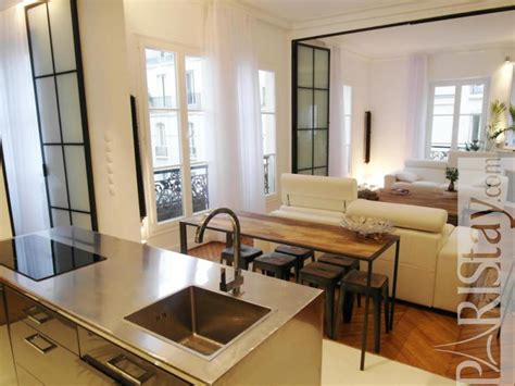 Bedroom Loft Luxury Apartment Renting Grands Boulevards Paris