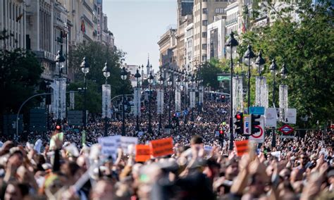 Impresionantes Im Genes De La Marea Blanca Madrid Despierta En Defensa