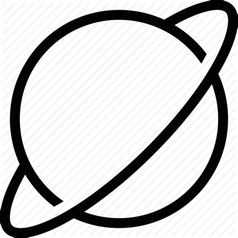 Saturn clipart planet outline, Saturn planet outline Transparent FREE ...