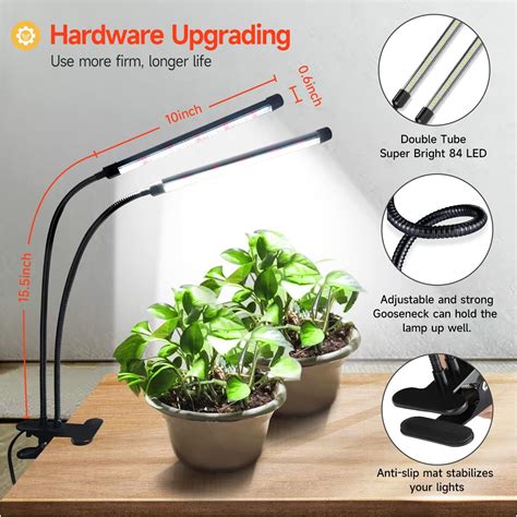 Bseah Luz De Cultivo Para Plantas De Interior 84 Luces LED De Espectro