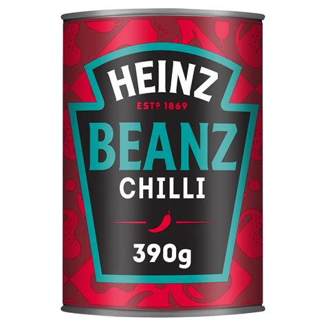 Heinz Beanz Chilli 390g Tinned Beans Spaghetti And Pasta Iceland Foods