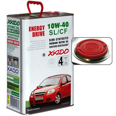 XADO Atomic Oil 10w40 ENERGY DRIVE SL CF A3 B3 B4 4L półsyntetyczne