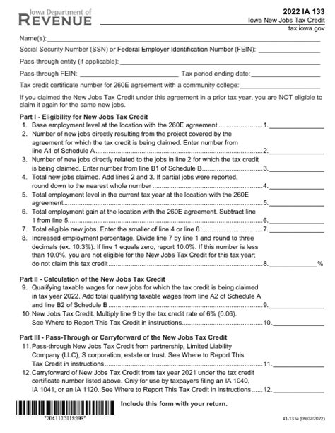 Form Ia133 41 133 2022 Fill Out Sign Online And Download Fillable Pdf Iowa Templateroller