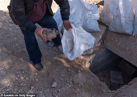 Assad S Killing Fields Mass Graves Containing Sacks Full Of Human