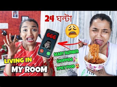 Living In My Room For Hours Challenge Haunted Number Call