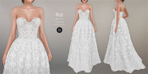 Margo Wedding Dress Sims 4 Wedding Dress Sims 4 Dresses Dress