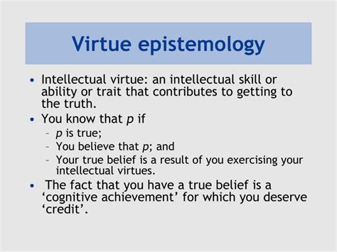 Ppt Reliabilism And Virtue Epistemology Powerpoint Presentation Id