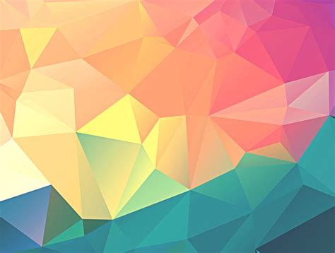 An Abstract Colorful Background Consisting Of Triangular Shapes