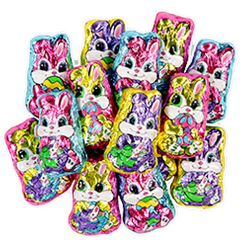 Foil Wrapped Milk Chocolate Easter Bunny Treats