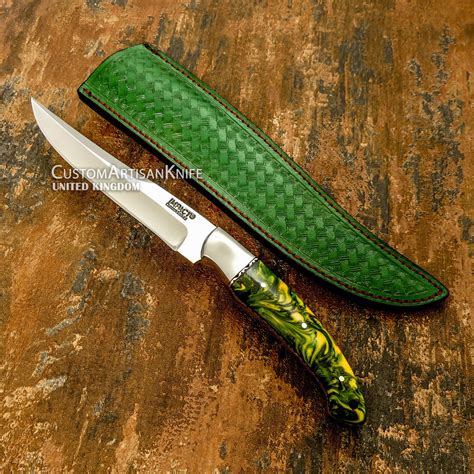 Hand Forged Custom Full Tang Bushcraft Bowie Knife Etsy