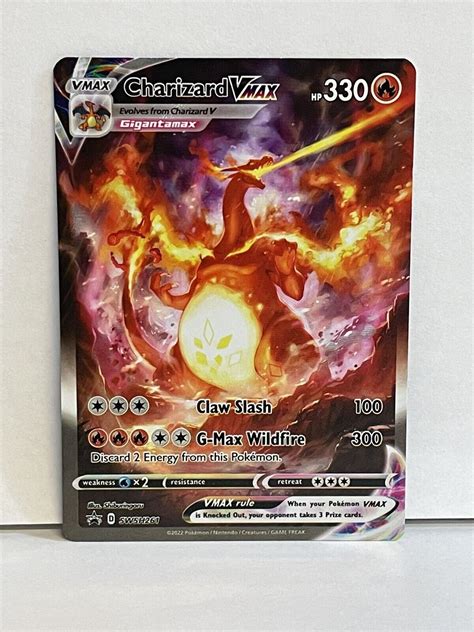 Charizard Vmax Swsh Alt Art Black Star Promo Upc Pok Mon Tcg Mint