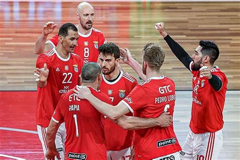 Benfica A Uma Vit Ria De Se Sagrar Tetracampe O Nacional De Voleibol