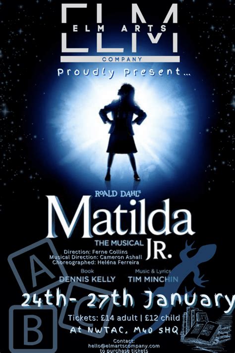 Matilda Jnr Presented By Elm Arts Company At Nwtac Theatre Event