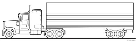 Drawings Of Trucks And Trailers