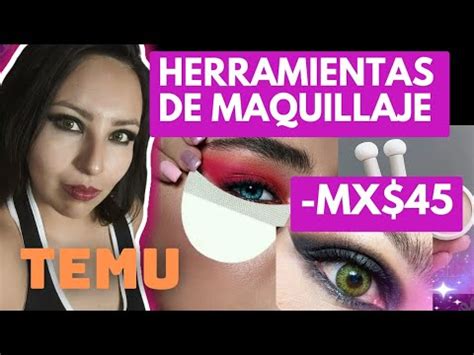 Herramientas De Maquillaje Por Menos De MX 45 TEMU Unboxing