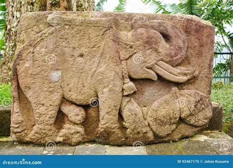 Stone Sculpture And Relief In Sukuh Temple Stock Image Image Of