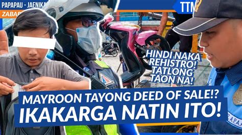 INCASE Marecover Yung Mga MOTORSIKLONG NAWAWALA Ttmd Mmda Papapau