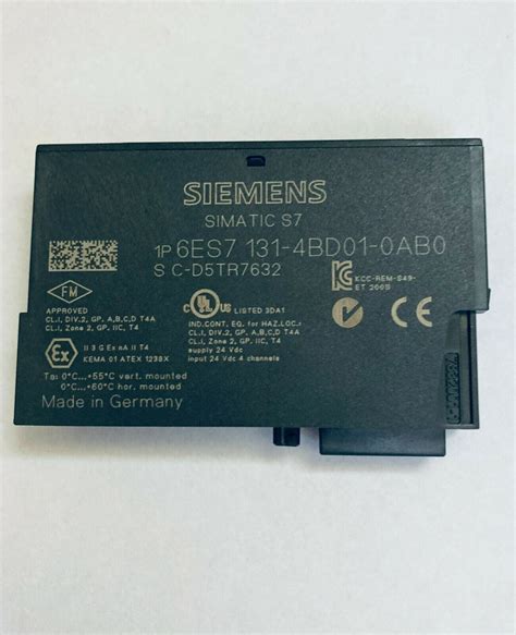 Siemens SIMATIC DP ET 200S 6ES7131 4BD01 0AB0 EBay