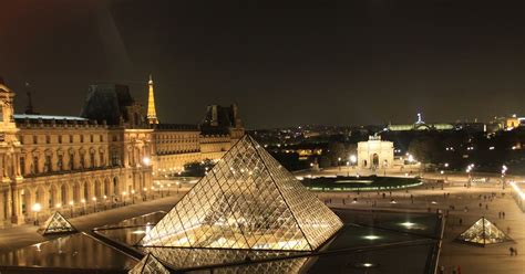 My Scenic Byway: Night View from Inside the Louvre