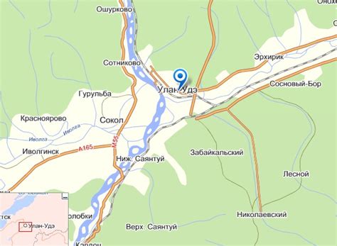 Карта Города Улан-Удэ С Улицами - volhovec