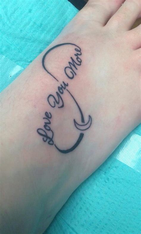 20+ I Love You to The Moon and Back Tattoo Ideas - Hative