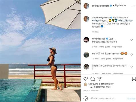 Andrea Legarreta Celebr El Inicio Del Mes En Bikini Y En La Playa Aqu Viendo A Mayo Llegar