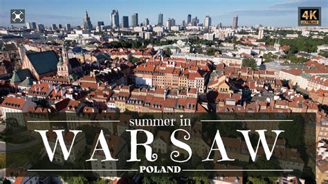 Summer In Warsaw Warszawa Latem Z Drona Poland K Youtube