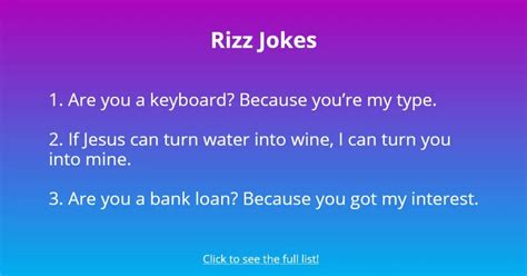 100+ Rizz Jokes and Puns - Followchain