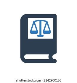 Law Book Icon Constitution Icon Stock Vector Royalty Free 2142900163