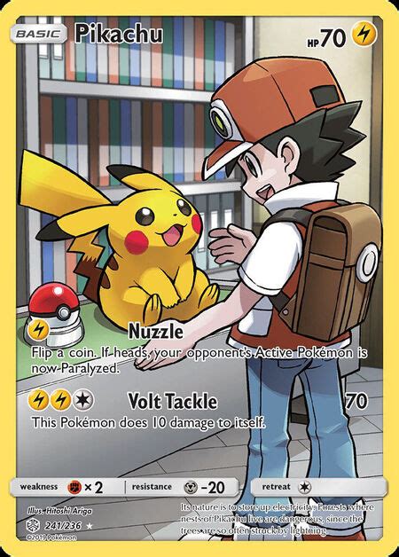 Pikachu Cec 241 Cosmic Eclipse 241 Card Tcg One