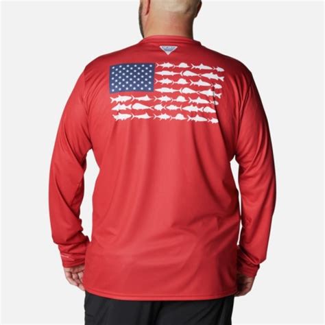 Columbia Sportswear Terminal Tackle Pfg Fish Flag Long Sleeve Shirt