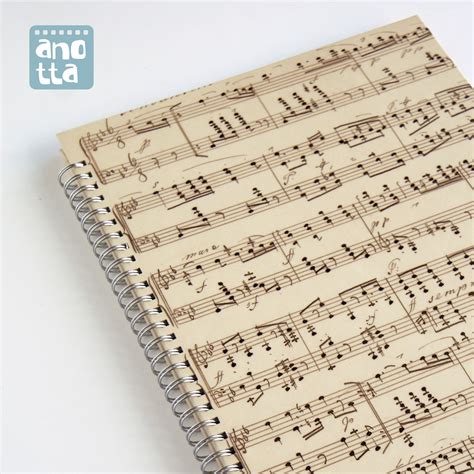 Pin On Libretas Hechas Con Partituras