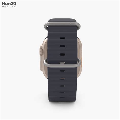 Apple Watch Ultra Ocean Band 3D model - Electronics on Hum3D