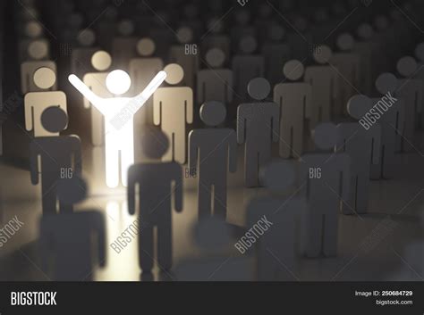 Stand Out Crowd Image And Photo Free Trial Bigstock