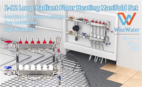 Wisewater Loop Pex Radiant Manifold In And In Compatible