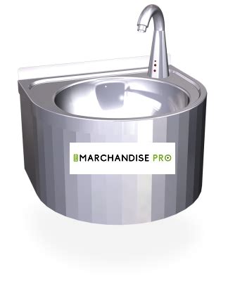 Lave Mains Inox Mural Rond Lectronique