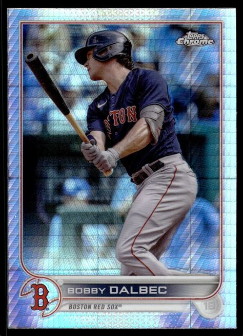 2022 Topps Chrome Prism Refractor 51 Bobby Dalbec Boston Red Sox EBay