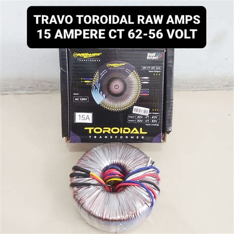 Jual Raw Amps Travo Donat Ampere Ct V V Trafo Toroid A