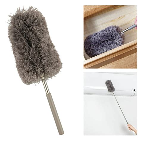 Adjustable Feather Duster Extendable Microfibre Dusting Brush Long