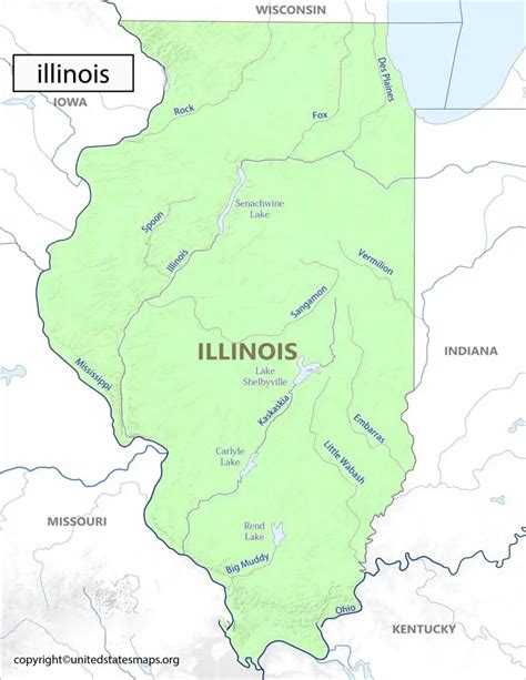 Illinois Political Map Political Map Of Illinois