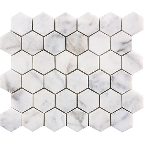 Calacatta Gold Mosaics Polished Hexagon Tirmar