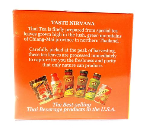 Taste Nirvana Tisanes Herbal Thai Tea Bags 18 Oz Secretpantryla