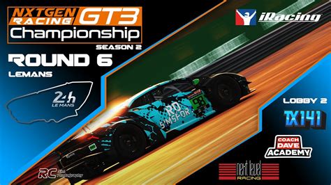 Nxtgen Racing Gt Championship Season Round Cda Nlr Lobby