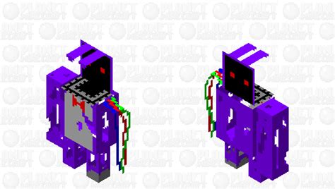 Withered Bonnie Fnaf Minecraft Mob Skin