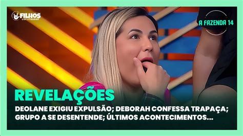 A Fazenda Dic Rdia Deolane Exigiu Expuls O De Shay Deborah