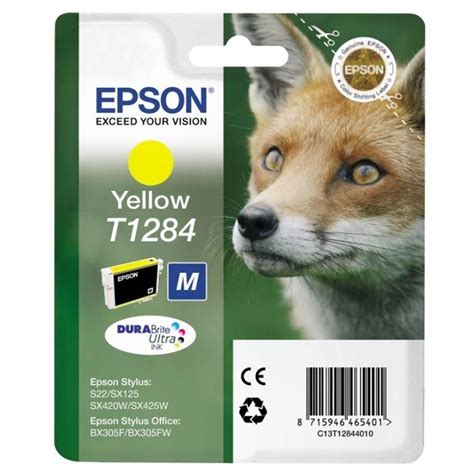 Cartouche EPSON T1284 Jet D Encre Jaune Chez Rentreediscount Cartouches