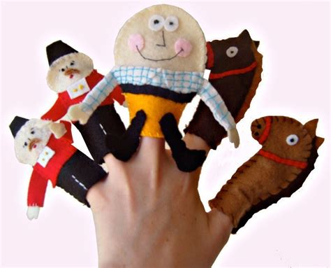 Humpty Dumpty Finger Puppets Stocking Filler Kids Toys Dinosaur T