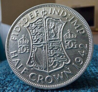 1952 Half Crown In George Vi Half Crown Coins For Sale EBay