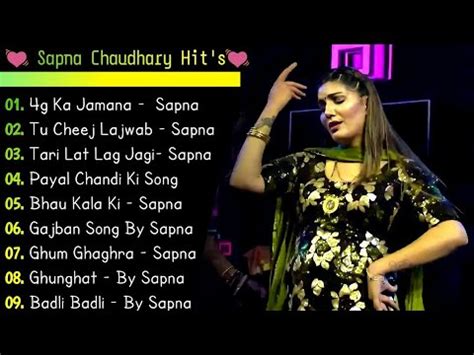 Sapna Choudhary New Songs New Haryanvi Song Jukebox Sapna